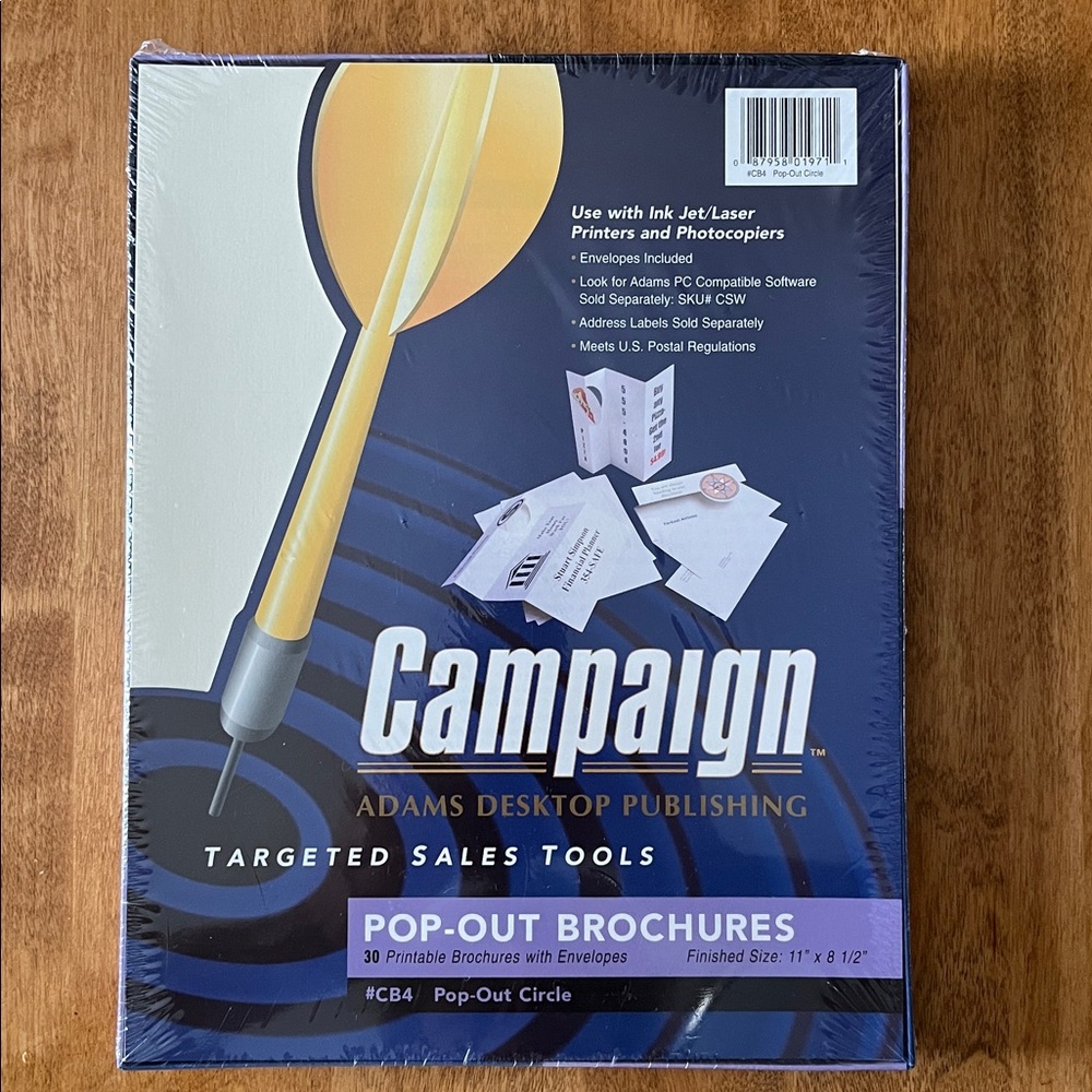 Campaign Pop-Out Brochures with Envelopes By Adams